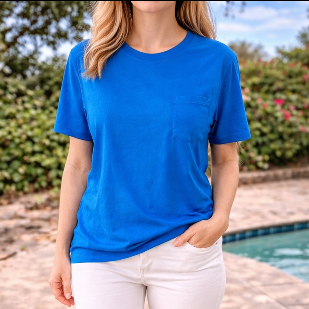 Blue Pocket T-Shirt